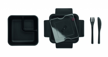 Logo trade advertising products image of: Lunch box with cutlery 600ml