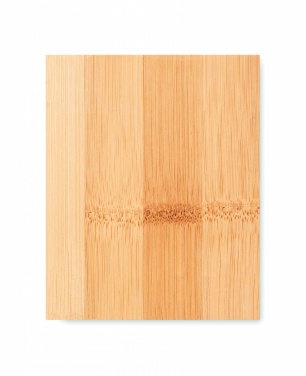 Logo trade corporate gifts picture of: Bamboo pen holder and LCD clock