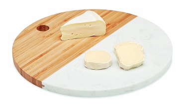 Logo trade promotional gifts image of: Marble/ bamboo serving board