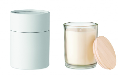 Logo trade promotional product photo of: Vanilla fragranced candle