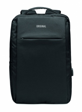 Logotrade corporate gift picture of: Laptop backpack in 300D RPET