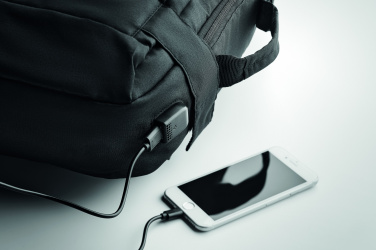 Logotrade promotional products photo of: Laptop backpack in 300D RPET