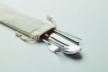 Logo trade promotional giveaway photo of: Cutlery set stainless steel