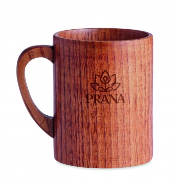 Logo trade promotional items picture of: Oak wooden mug 280 ml