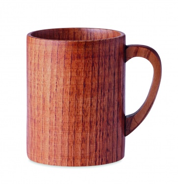 Logo trade promotional product photo of: Oak wooden mug 280 ml