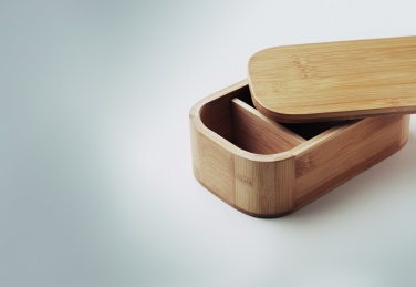 Logo trade business gifts image of: Bamboo lunch box 650ml LADEN