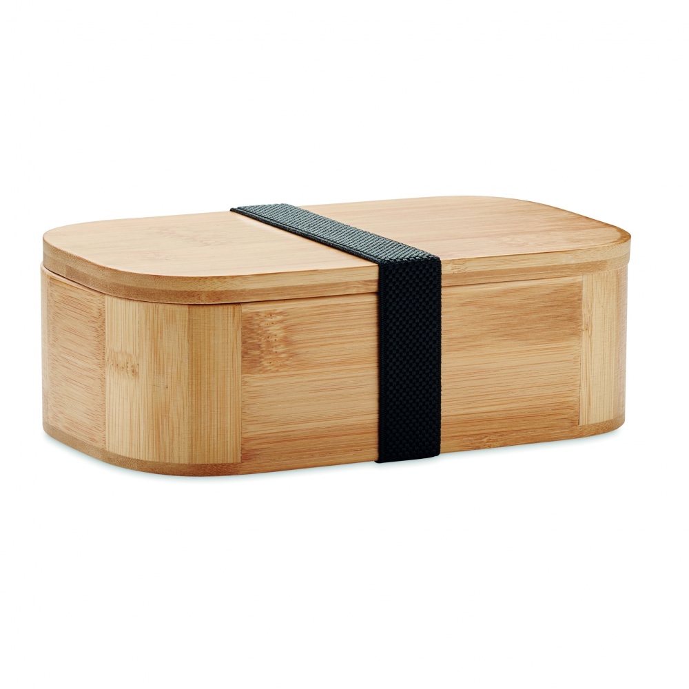 Logo trade promotional gifts image of: Bamboo lunch box 1000ml LADEN LARGE