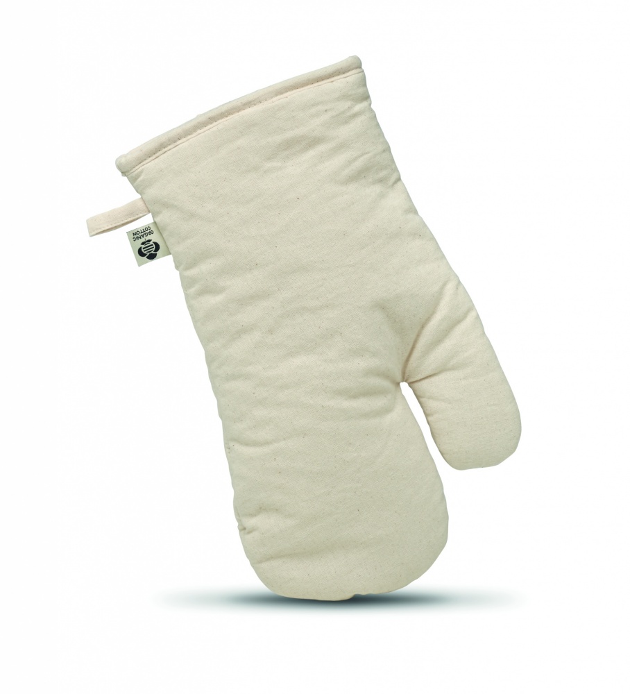 Logo trade promotional merchandise image of: Organic cotton oven glove