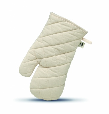 Logo trade business gifts image of: Organic cotton oven glove