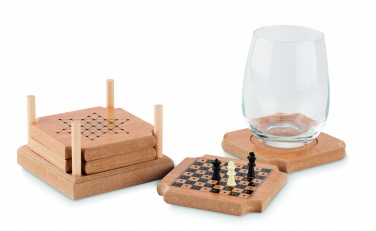 Logotrade promotional merchandise picture of: 4-piece coaster game set