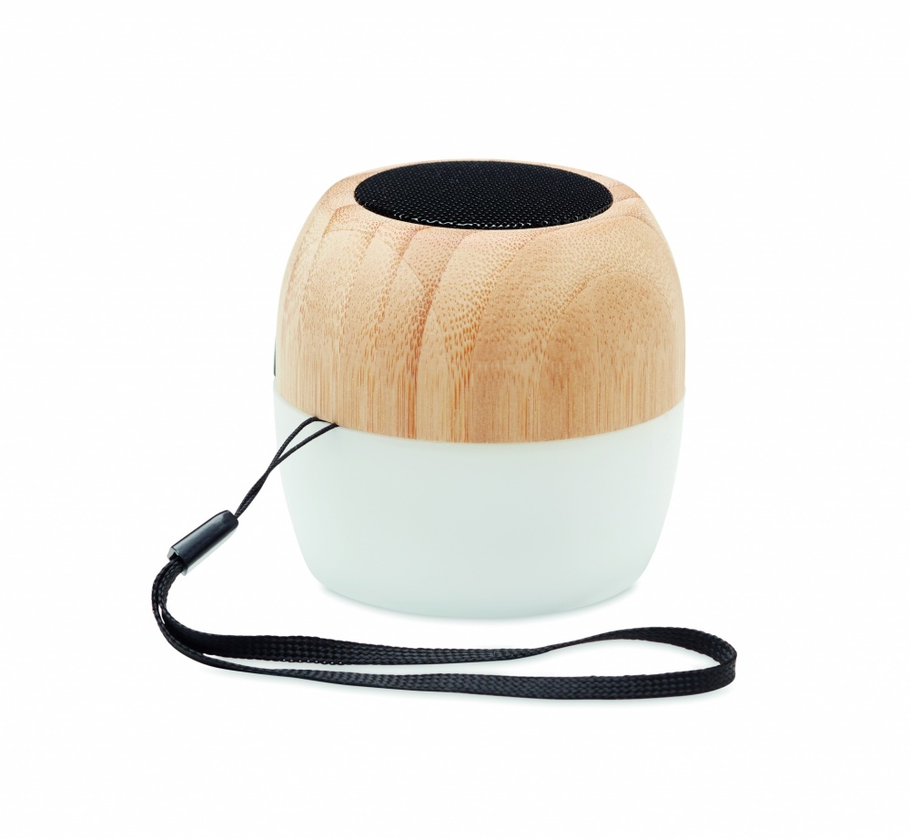 Logo trade promotional gift photo of: 5.0 wireless bamboo speaker