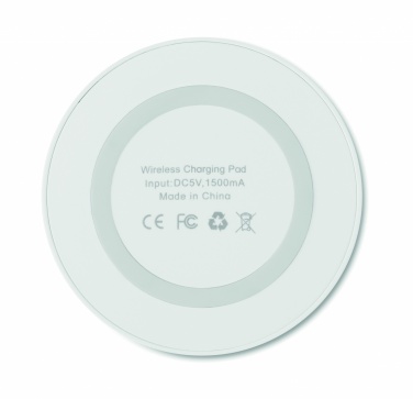 Logotrade business gift image of: Small wireless charger 15W