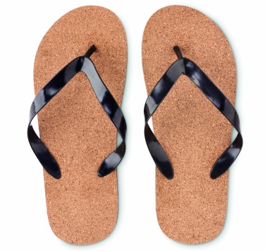 Logotrade promotional merchandise picture of: Cork beach slippers L