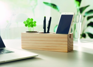 Logotrade promotional item picture of: Desk stand with seeds kit