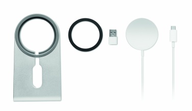 Logo trade corporate gift photo of: Portable magnetic charger 15W