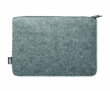 Logotrade business gifts photo of: RPET felt zipped laptop bag