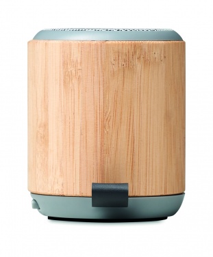 Logo trade promotional items picture of: 5.3 wireless bamboo speaker