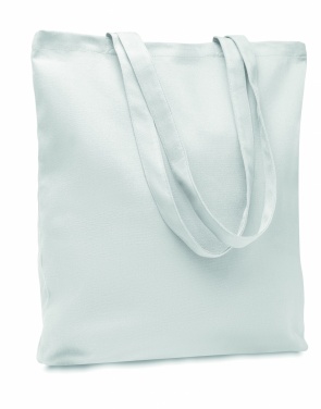 Logo trade promotional giveaways image of: 270 gr/m² Canvas shopping bag
