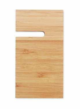 Logo trade promotional items image of: Bamboo desk phone stand