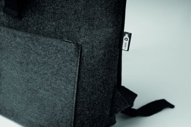 Logotrade promotional giveaway image of: RPET felt backpack