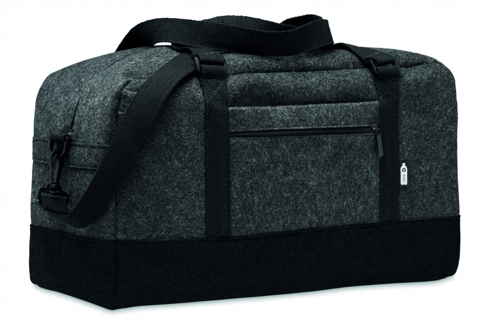 Logo trade corporate gifts picture of: RPET felt weekend bag