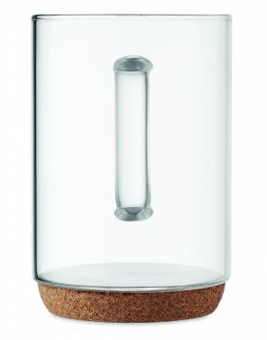 Logotrade business gifts photo of: Glass mug 400ml with cork base