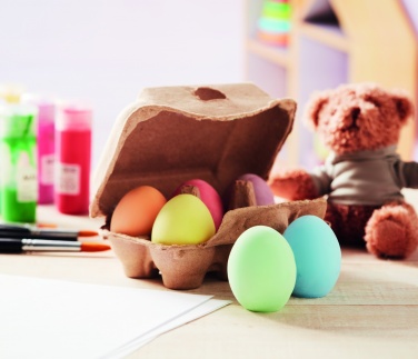 Logo trade promotional products picture of: 6 chalk eggs in box