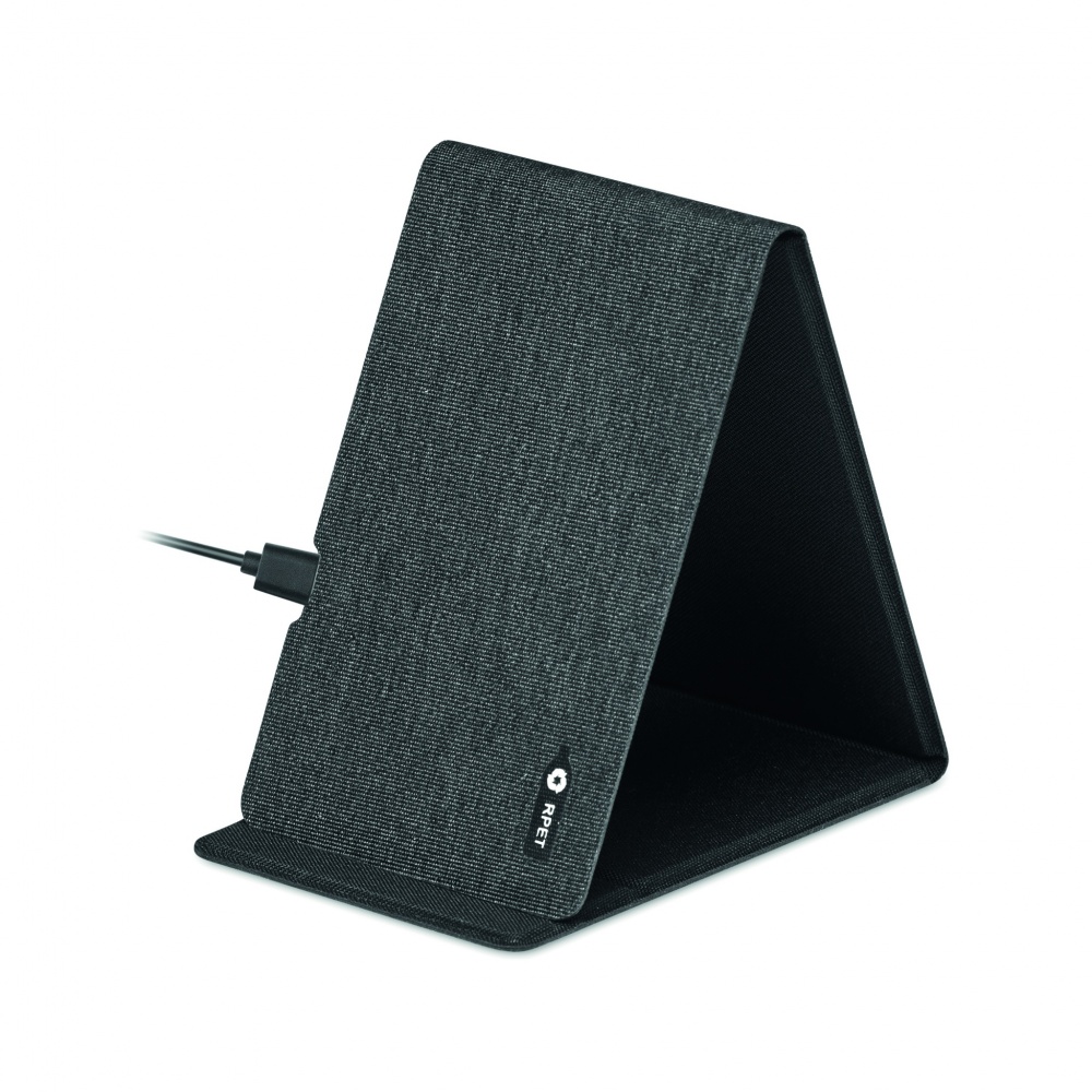 Logotrade promotional items photo of: RPET wireless charger 15W