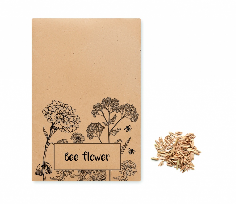 Logo trade business gifts image of: Flowers mix seeds in envelope