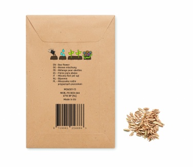 Logo trade business gift photo of: Flowers mix seeds in envelope