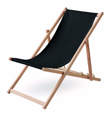 Logo trade promotional items picture of: Beach chair in wood
