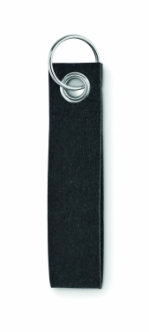 Logo trade promotional merchandise picture of: RPET felt key ring Hämeenlinna
