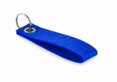 Logo trade corporate gift photo of: RPET felt key ring Hämeenlinna
