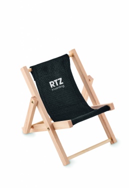 Logotrade advertising products photo of: Deckchair-shaped phone stand