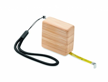 Logotrade business gifts photo of: Measuring tape in bamboo 1m