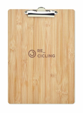 Logo trade corporate gifts picture of: A4 bamboo clipboard