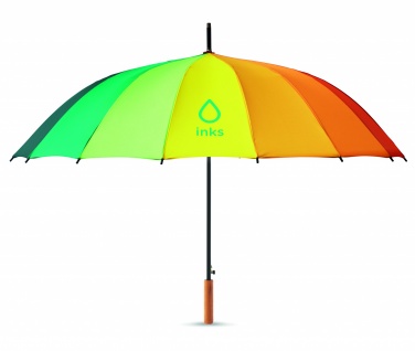 Logotrade corporate gift image of: 27 inch rainbow umbrella