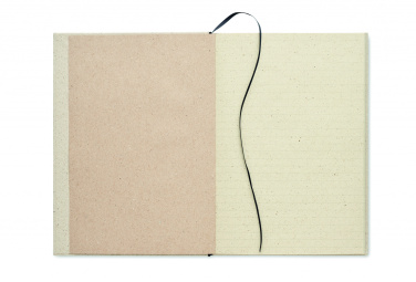 Logotrade promotional giveaway image of: A5 grass notebook 80 lined