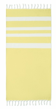 Logo trade promotional products image of: Hamman towel blanket 140 gr/m²