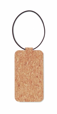 Logo trade advertising product photo of: Cork luggage tag