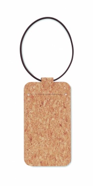 Logotrade promotional product picture of: Cork luggage tag