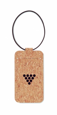 Logotrade promotional giveaway picture of: Cork luggage tag