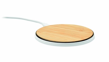 Logotrade corporate gifts photo of: Bamboo wireless charger 10W