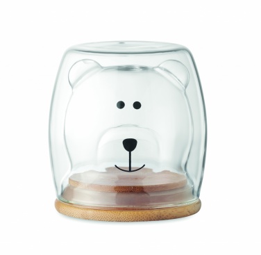 Logo trade promotional items image of: Double wall borosilicate mug