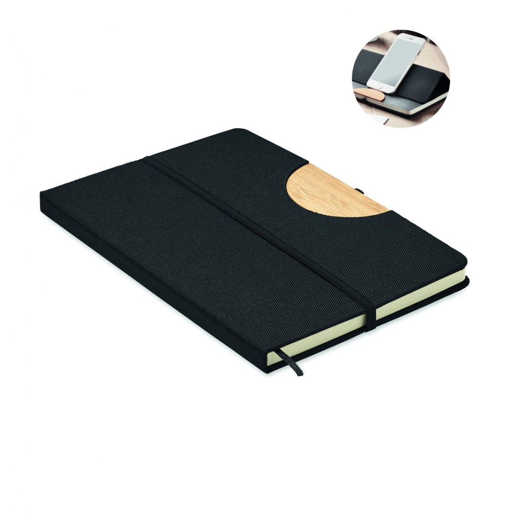 Logotrade corporate gift image of: A5 RPET notebook 80 lined