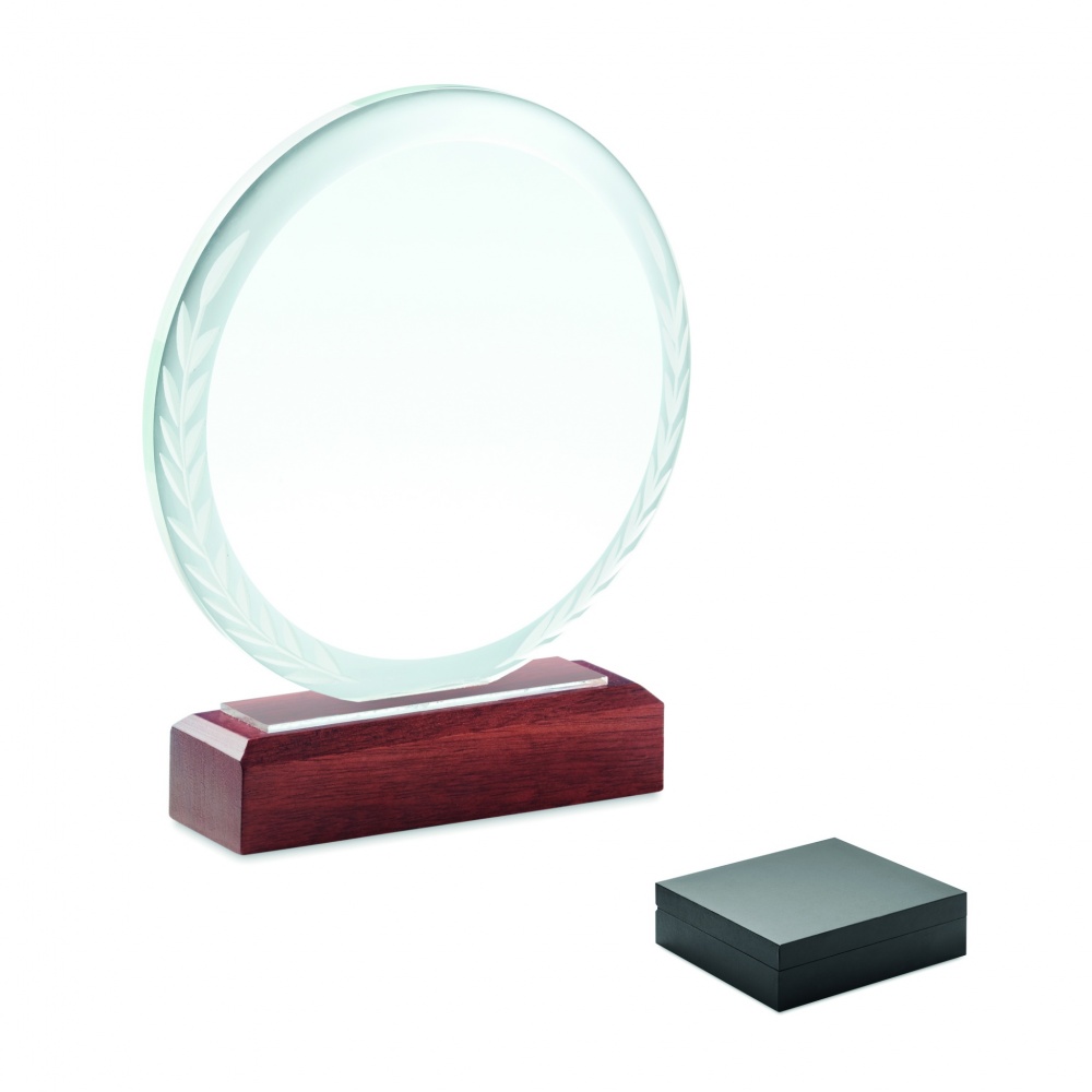 Logo trade promotional gift photo of: Round award plaque