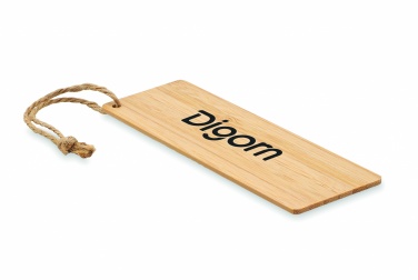 Logo trade promotional products picture of: Bamboo bookmark