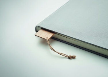 Logo trade promotional items image of: Bamboo bookmark