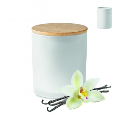 Logo trade business gifts image of: Plant based wax candle 280 gr