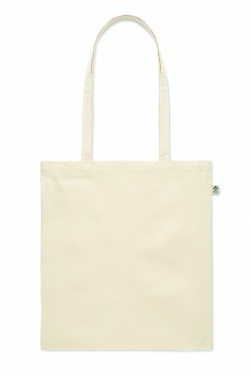 Logo trade promotional gifts image of: Organic cotton shopping bag